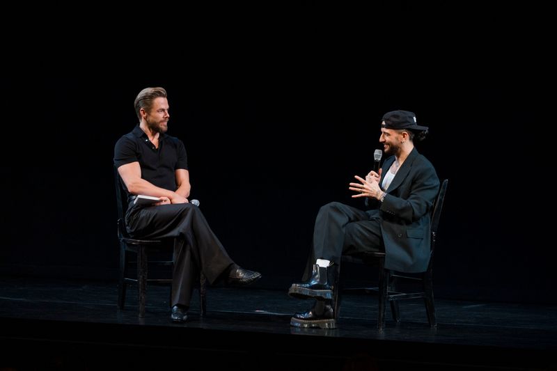 Photos: Mark Ballas and Eddie Cooper Take First Bows in CHICAGO; Plus Talkback With Derek Hough — photo 14 of 19