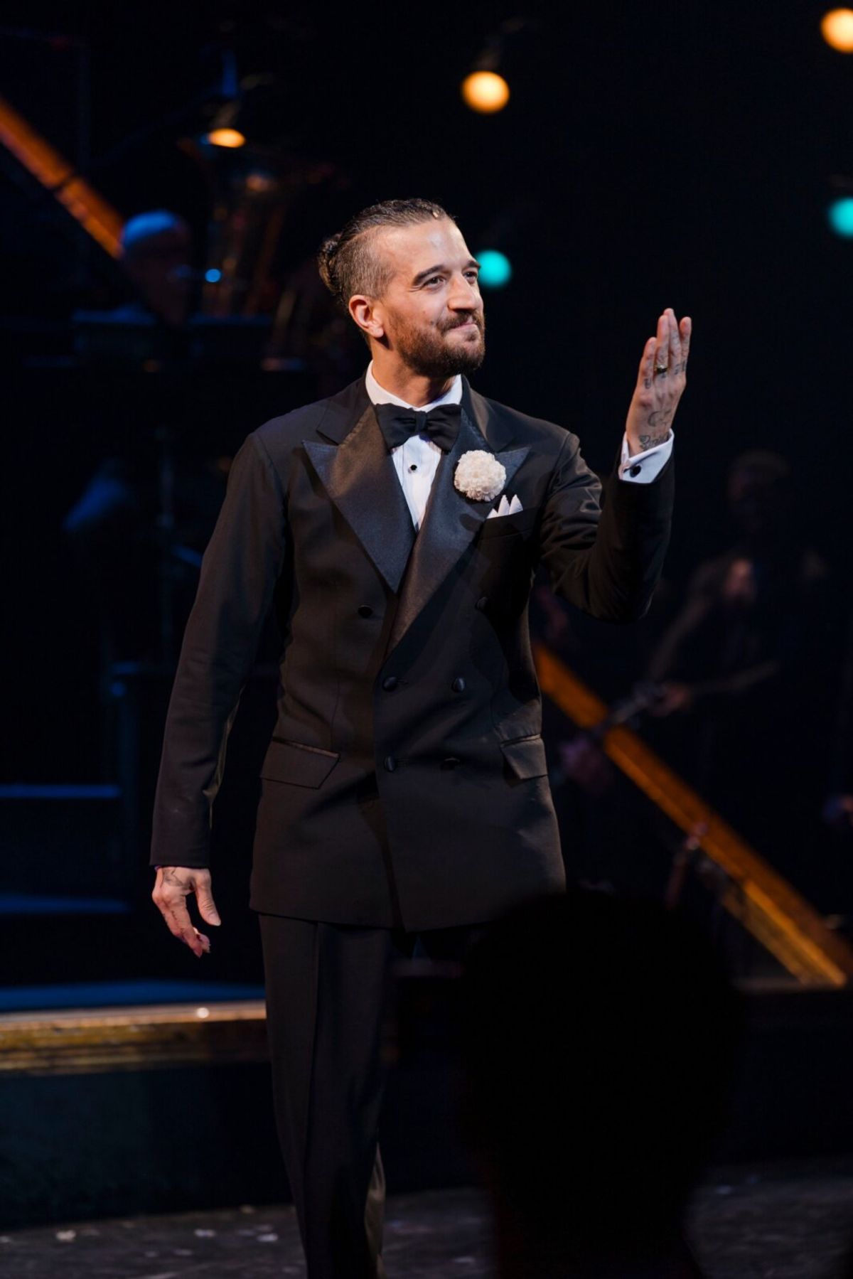 Mark Ballas at Photos: Mark Ballas and Eddie Cooper Take First Bows in CHICAGO; Plus Talkback With Derek Hough