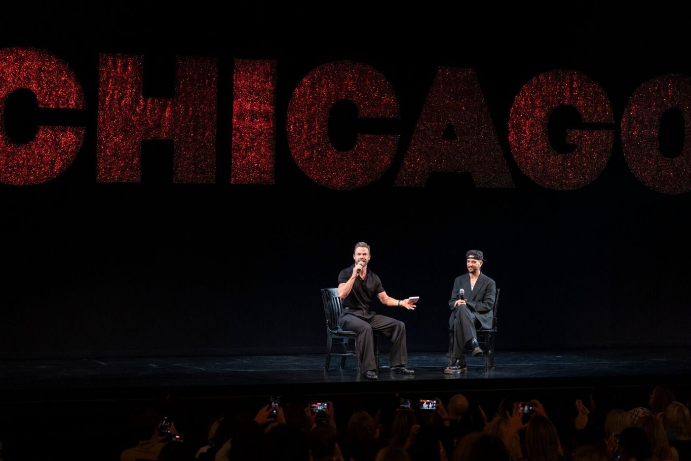 Photos: Mark Ballas and Eddie Cooper Take First Bows in CHICAGO; Plus Talkback With Derek Hough Image