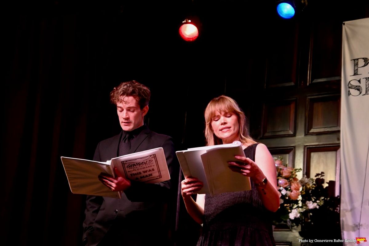 A.J. Shively and Jane Bruce at Photos: Gingold Theatrical Group Presents Noel Coward's THIS WAS A MAN