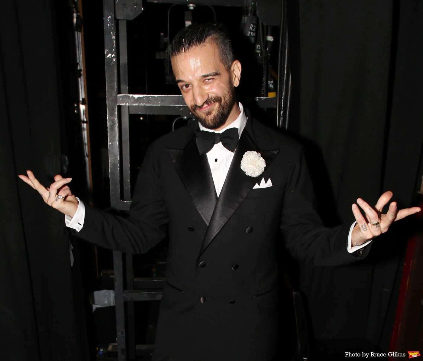 Photos: Derek Hough Visits Mark Ballas For His Return to CHICAGO on Broadway Image