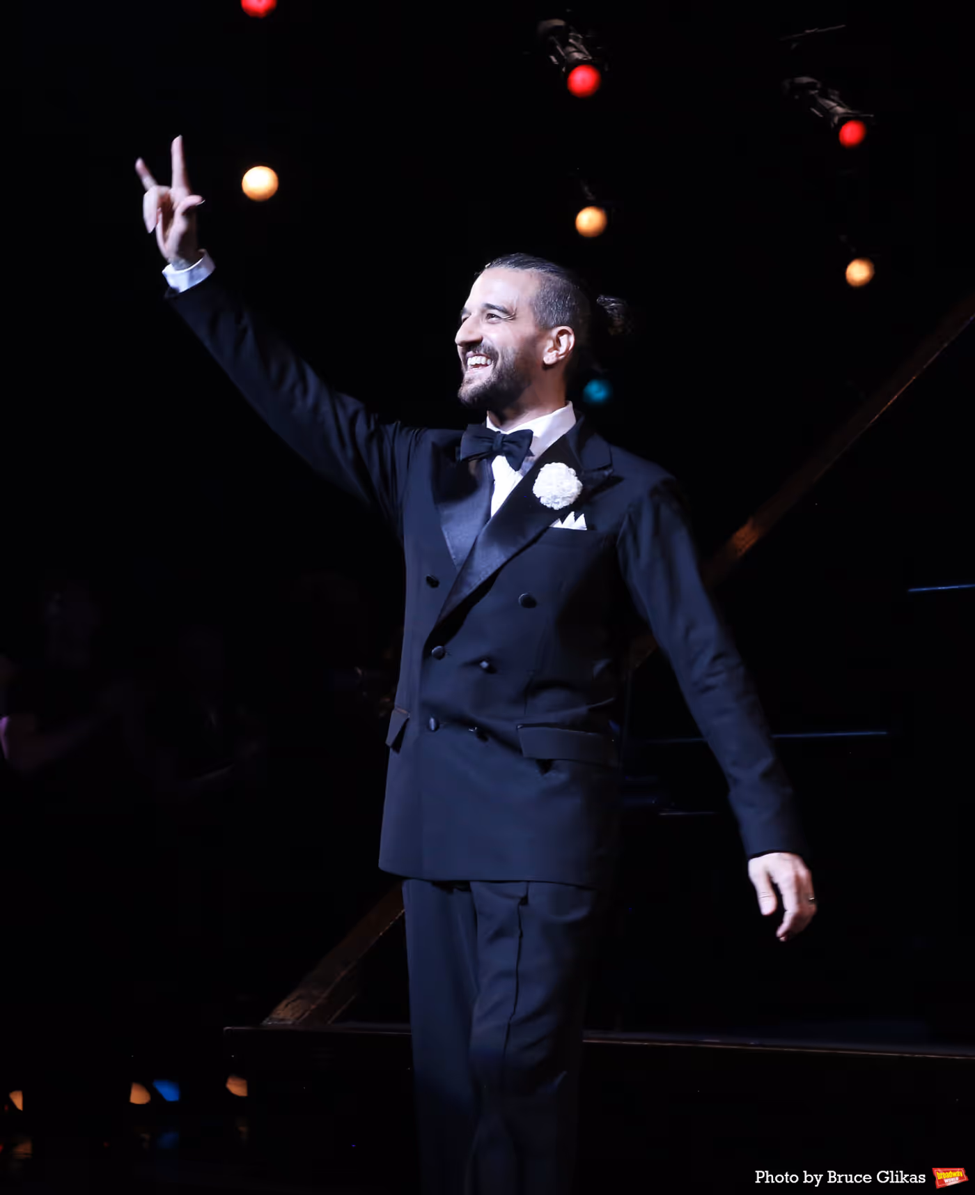 Photos: Derek Hough Visits Mark Ballas For His Return to CHICAGO on Broadway Image