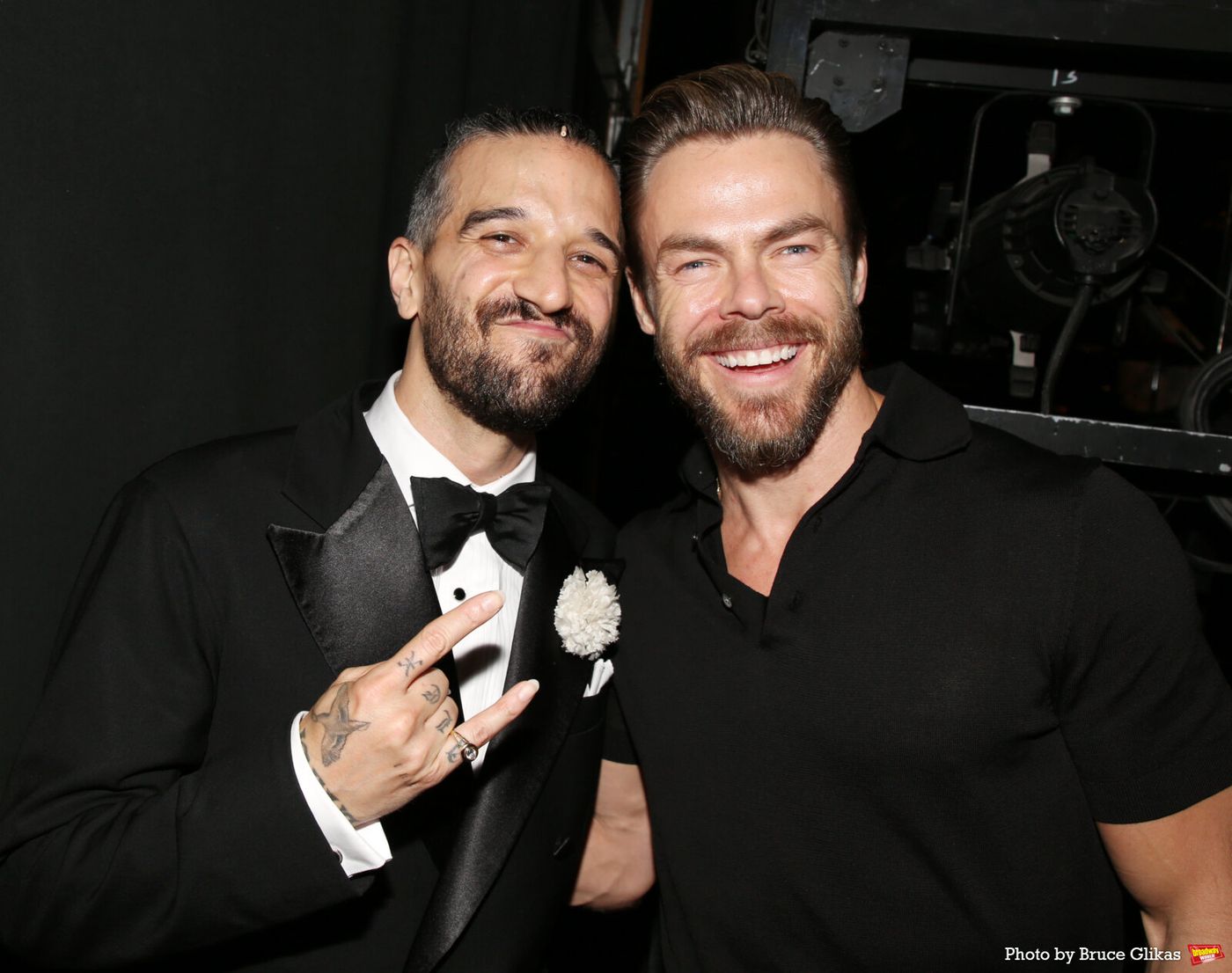 Photos: Derek Hough Visits Mark Ballas For His Return to CHICAGO on Broadway Image