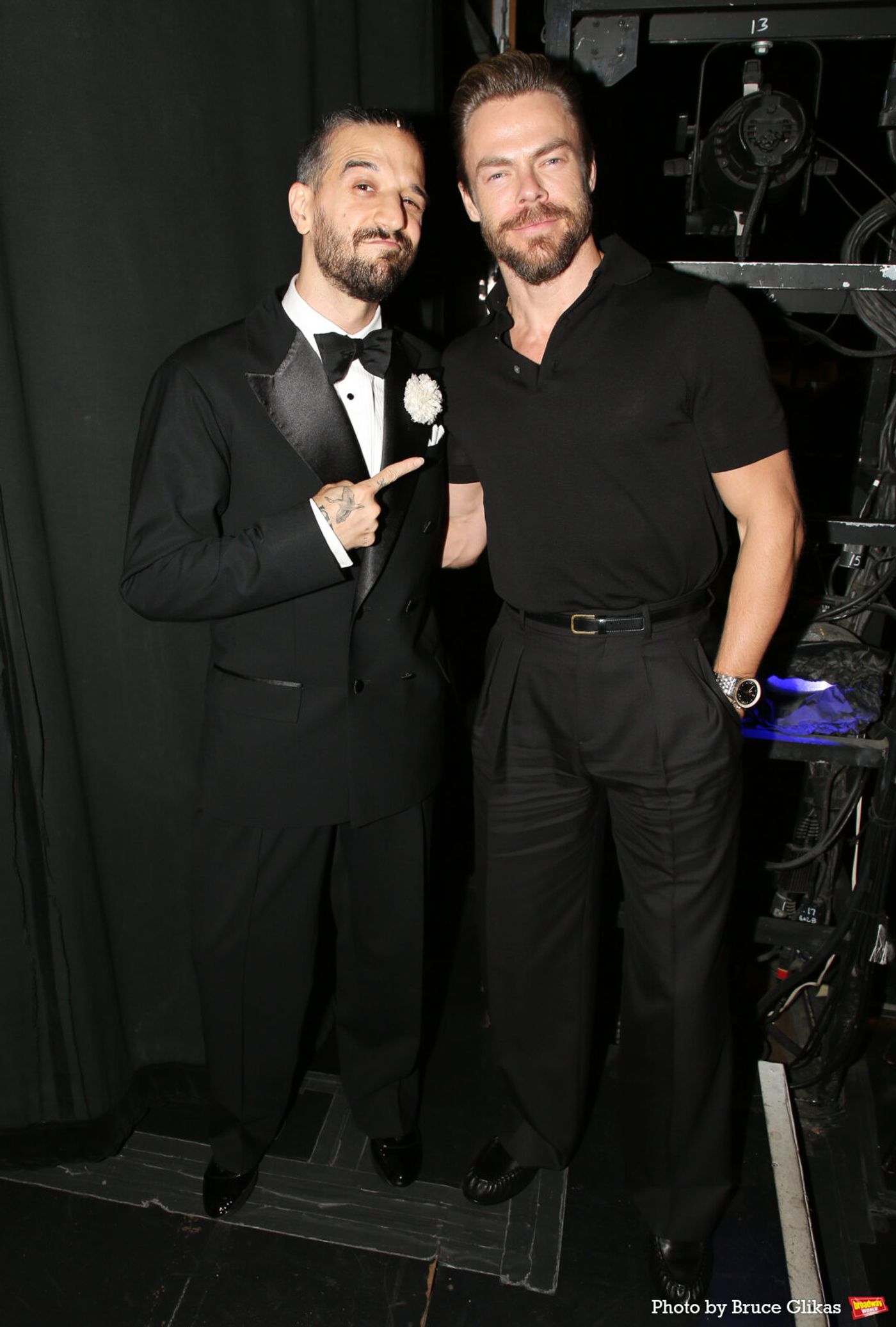 Photos: Derek Hough Visits Mark Ballas For His Return to CHICAGO on Broadway Image