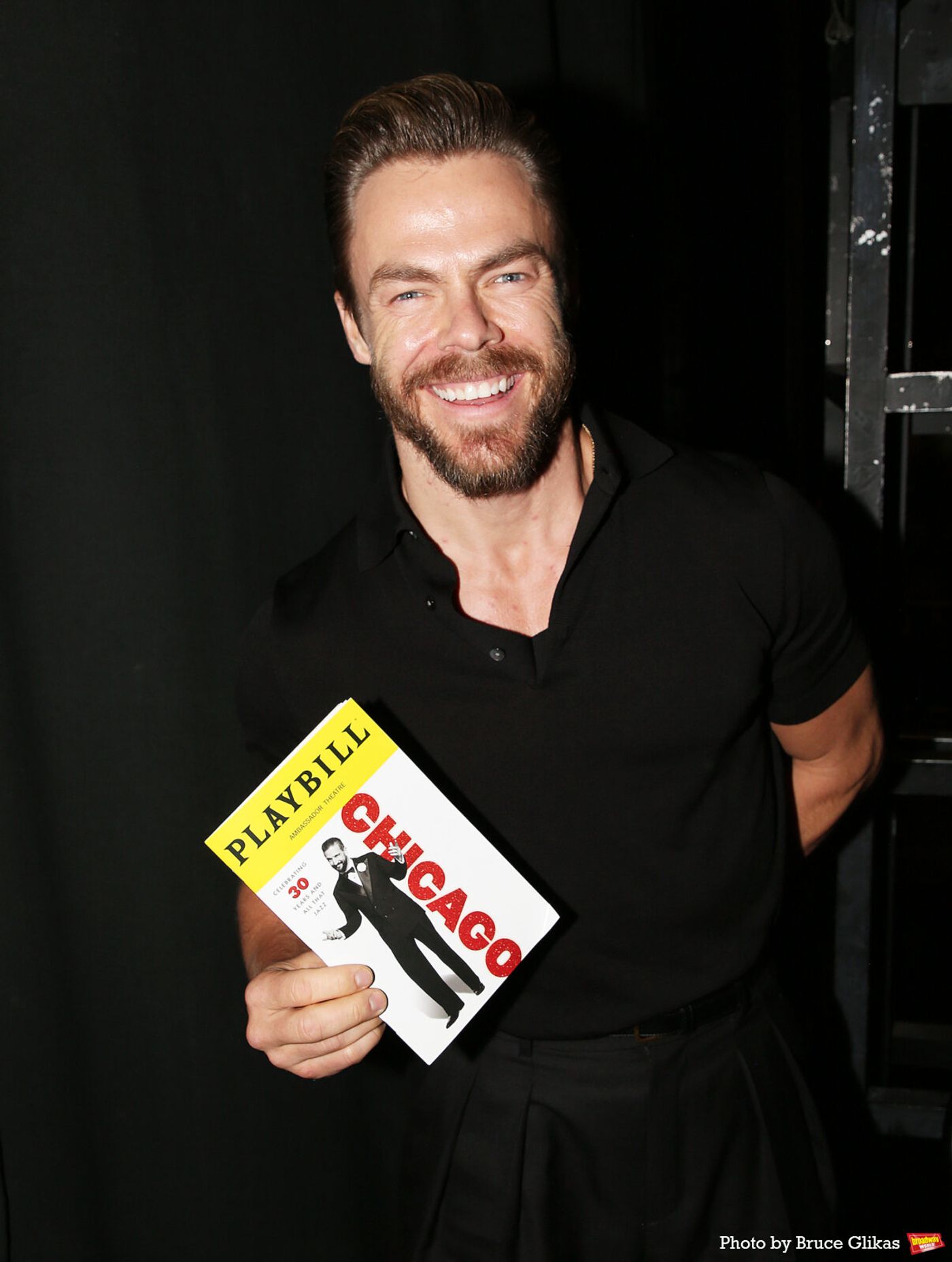 Photos: Derek Hough Visits Mark Ballas For His Return to CHICAGO on Broadway Image
