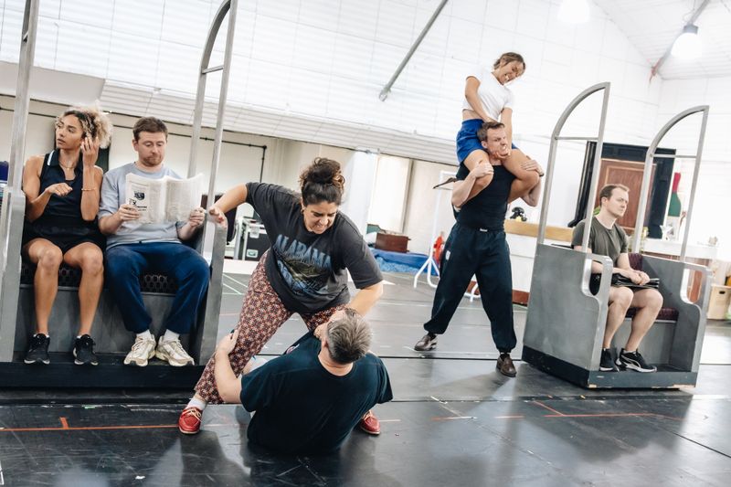 Photos: THE COMEDY ABOUT SPIES West End Return In Rehearsal — photo 4 of 14