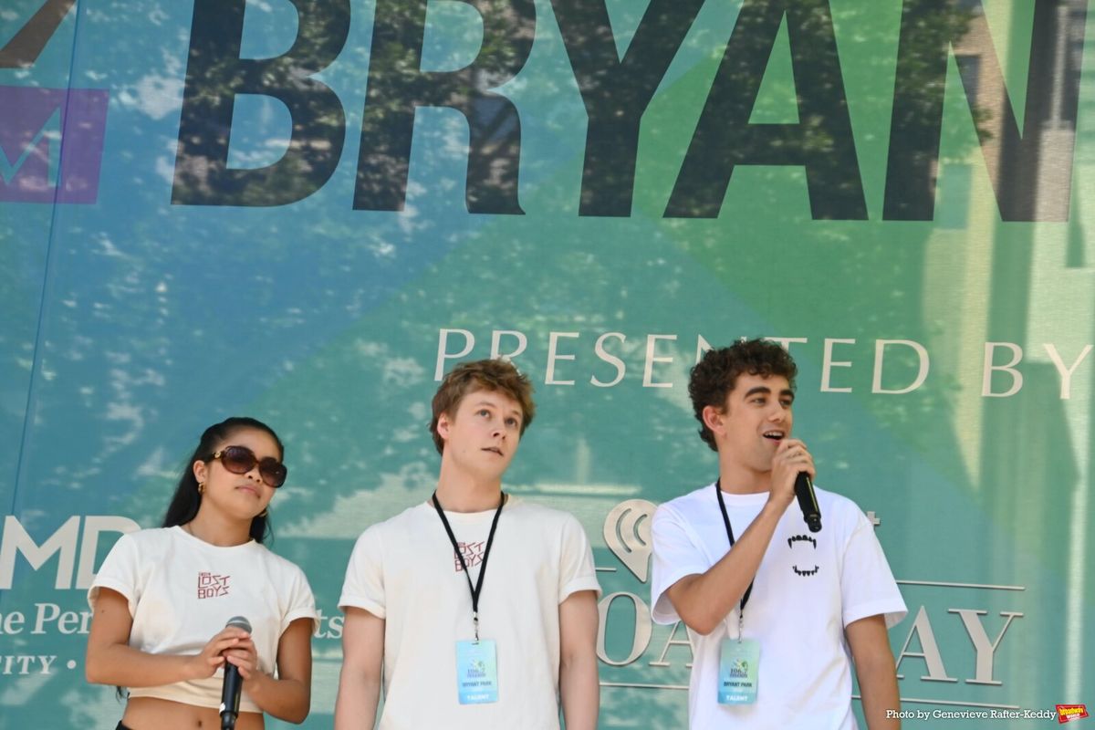 Jennifer Duka, Ryan Behan and Miguel Gil at Photos: THE LOST BOYS, HADESTOWN & More Take the Stage at BROADWAY IN BRYANT PARK Week 1