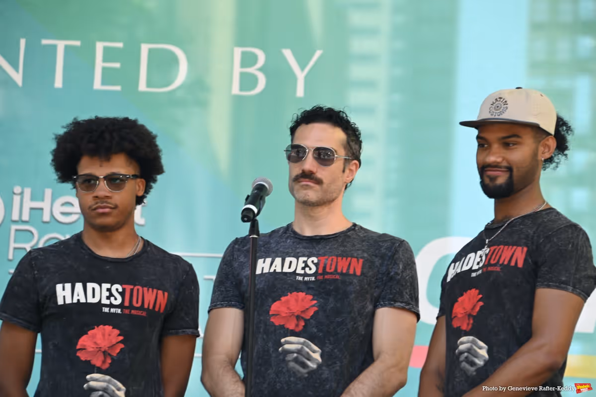 Jeffrey Cornelius, Alex Puette and Brandon Cameron at Photos: THE LOST BOYS, HADESTOWN & More Take the Stage at BROADWAY IN BRYANT PARK Week 1