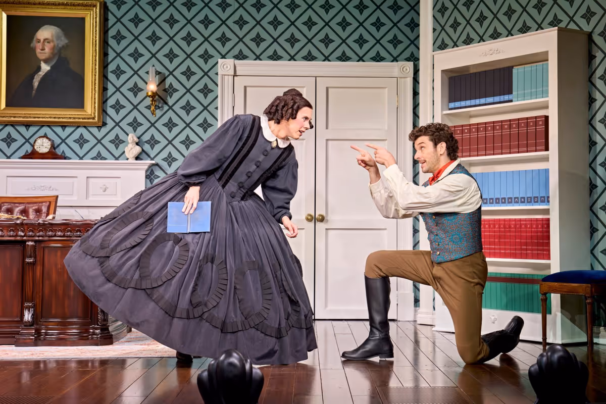 Cole Escola, Michael Urie at Photos: Cole Escola Returns to OH, MARY! in London, With Giles Terera, Michael Urie, and More