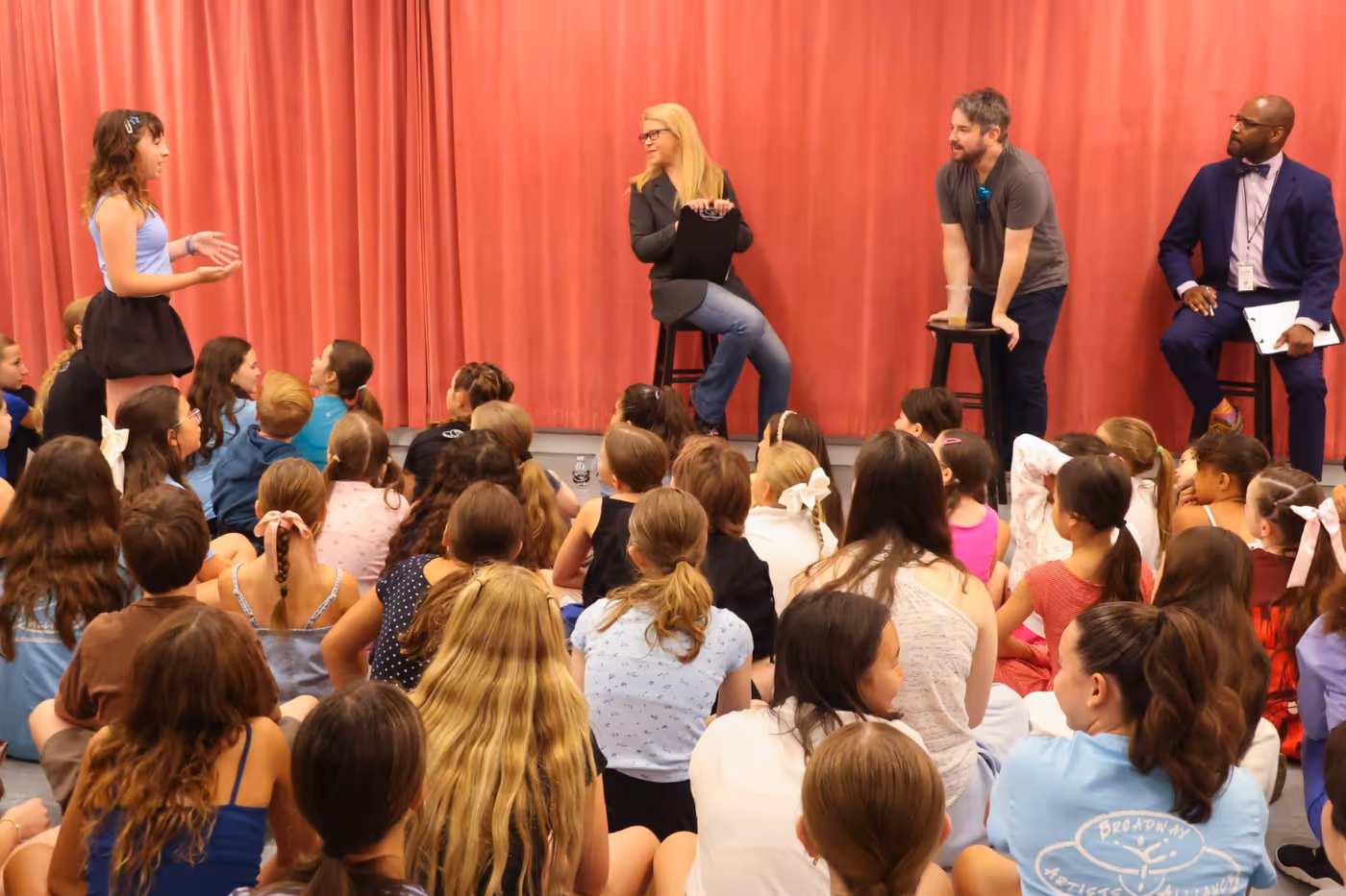 Photos: SCHMIGADOON! Star Alex Brightman Visits With Young Performers at Broadway Artists Alliance Image