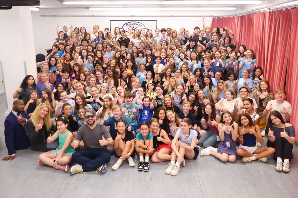 Alex Brightman, Broadway Artists Alliance students Photo
