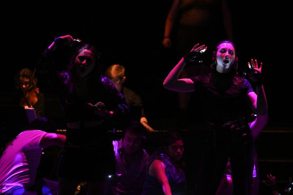 Dominique Karanfilian, Kelly Kudlik and The Company of Forget I Said Anything Photo