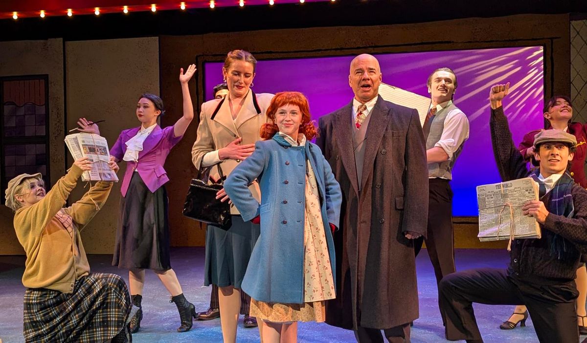 Brooke Melton, Molly Glowacki and the cast of ANNIE at Photos: ANNIE at Cortland Repertory Theatre