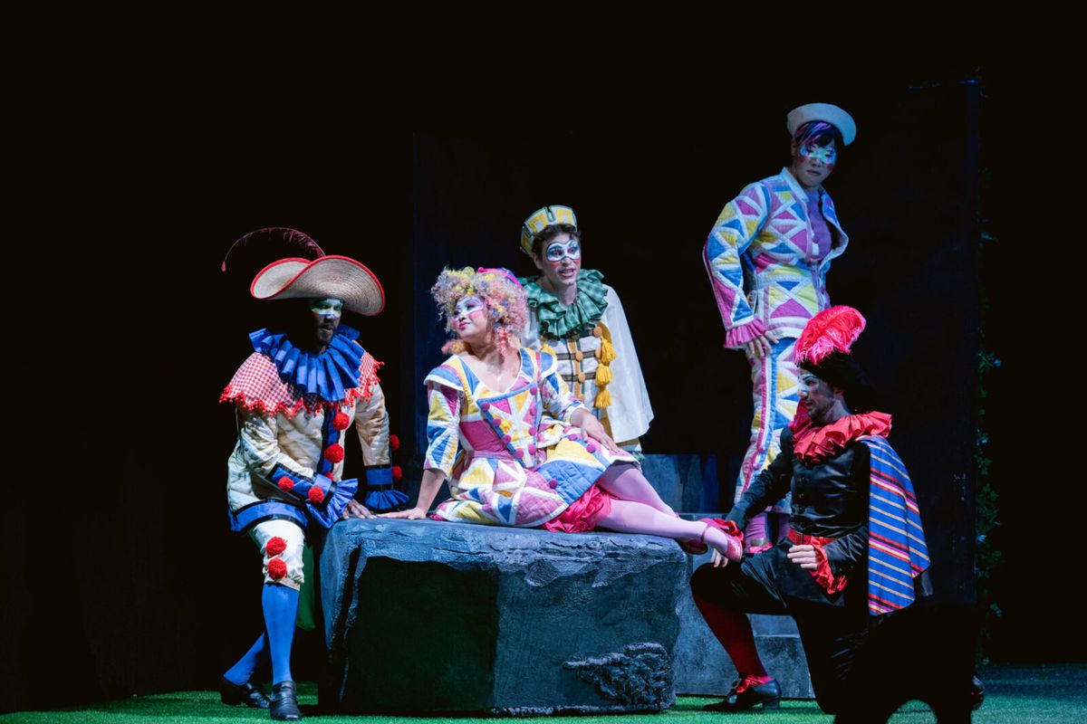 John Mburu, Emilie Kealani, Cole McIlquham, Paul Jang, and Logan Wagner at Photos: Inside Merola Opera Program's ARIADNE AUF NAXOS