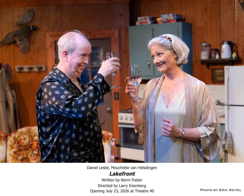 Review: Norm Foster's LAKEFRONT U.S. Premiere Engagement at Theatre 40 Image