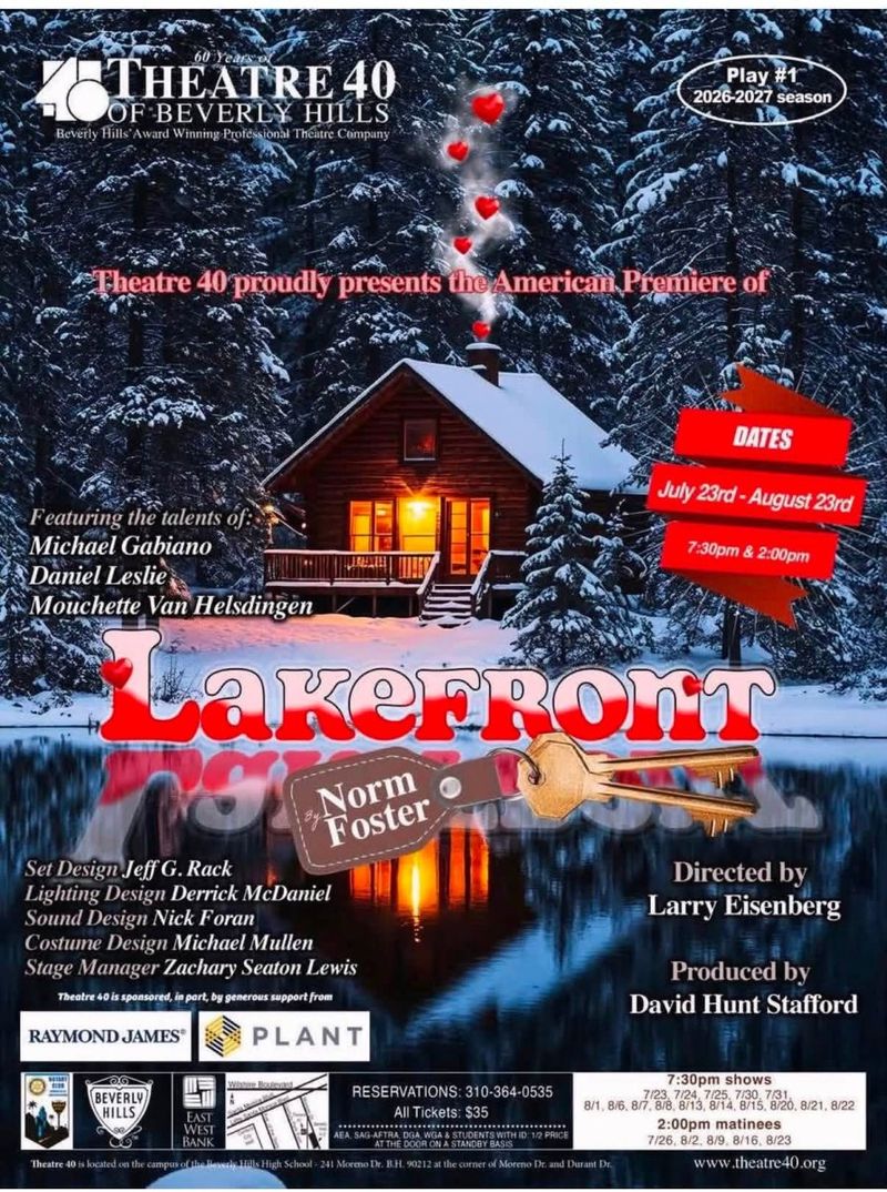 Review: Norm Foster's LAKEFRONT U.S. Premiere Engagement at Theatre 40 Image