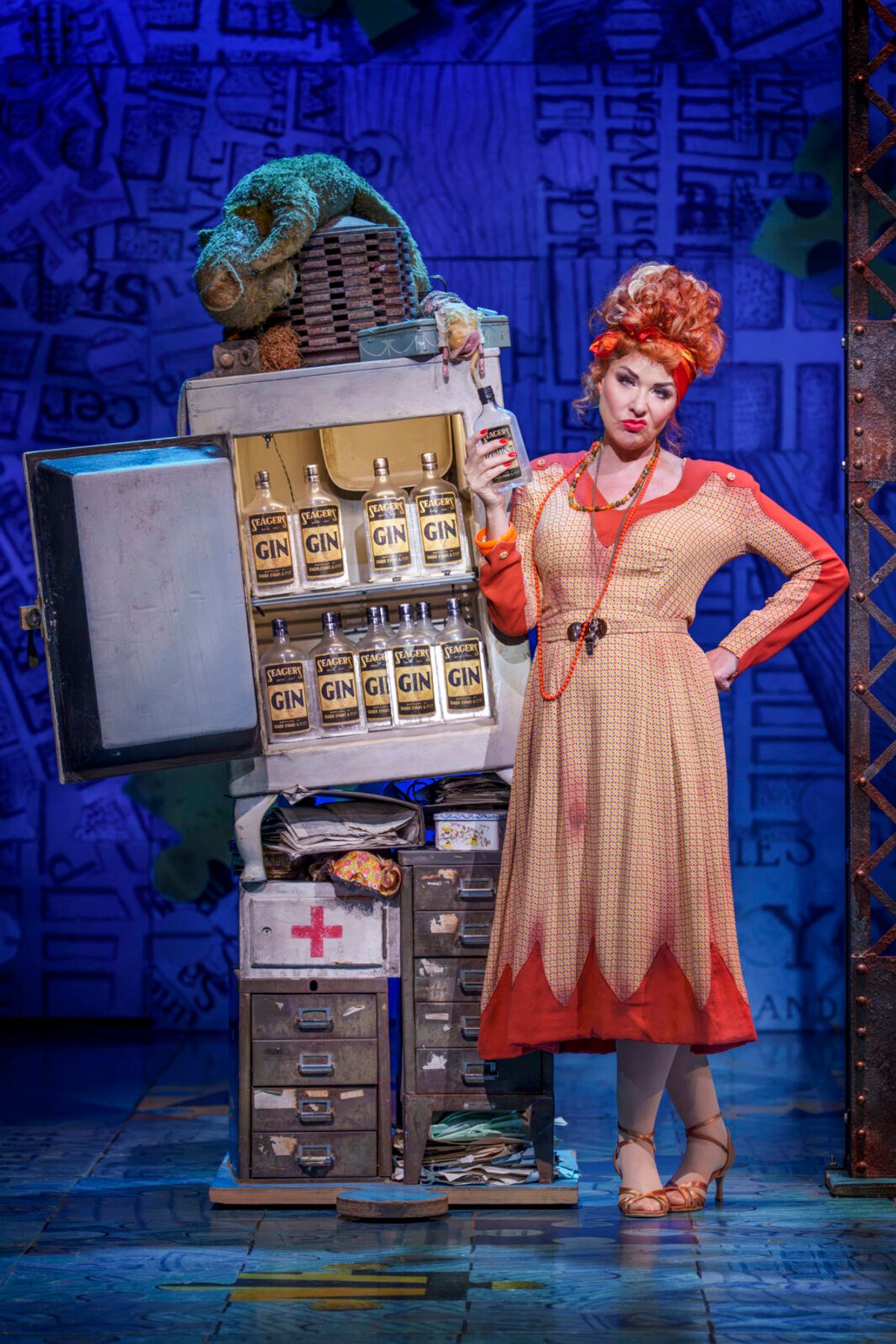 Claire Sweeney at Photos: Claire Sweeney as Miss Hannigan in ANNIE UK and Ireland Tour