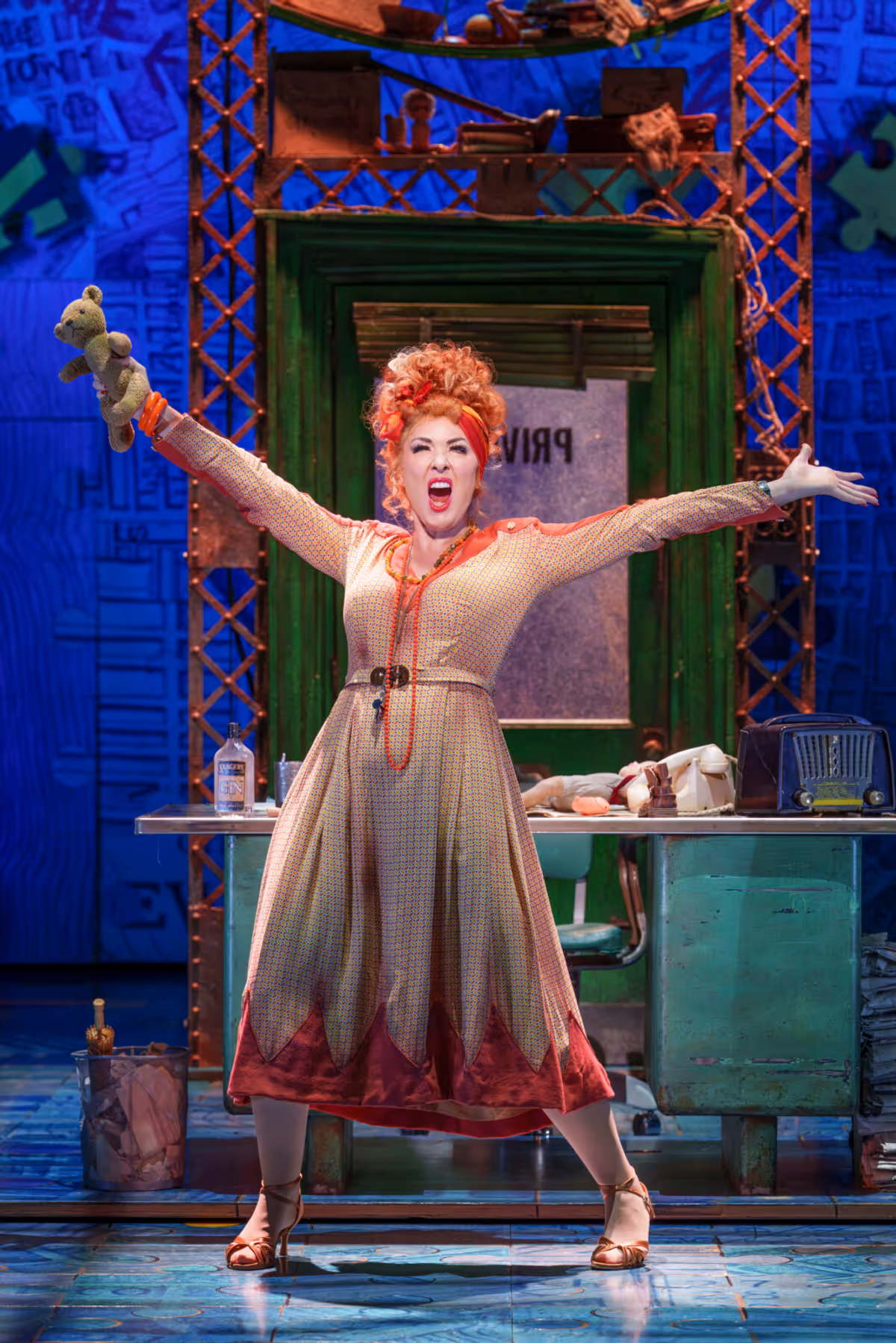 Claire Sweeney at Photos: Claire Sweeney as Miss Hannigan in ANNIE UK and Ireland Tour