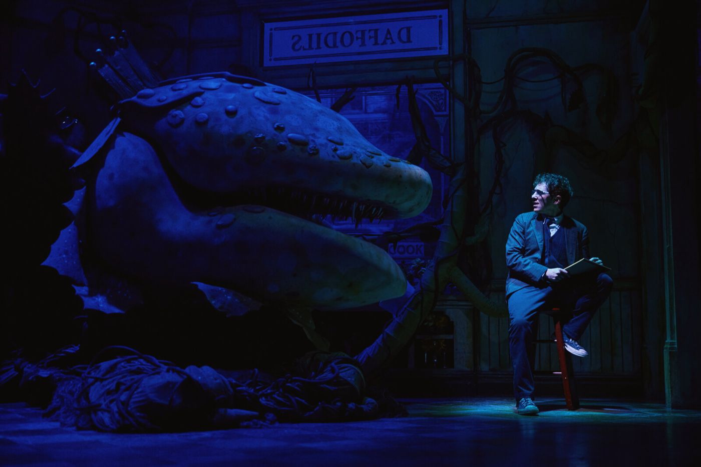 Photos: Ethan Slater and Betsy Wolfe in LITTLE SHOP OF HORRORS Image
