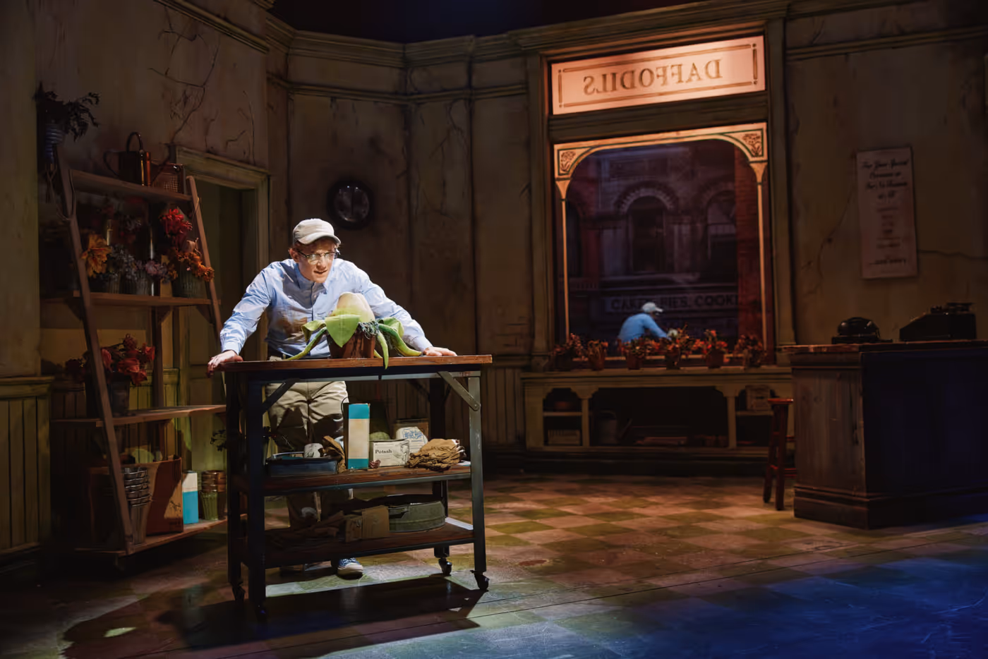 Photos: Ethan Slater and Betsy Wolfe in LITTLE SHOP OF HORRORS Image