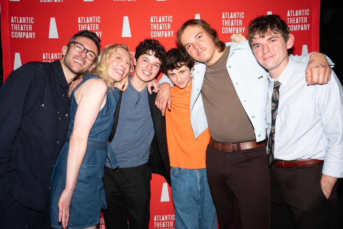 Jack Serio, Crystal Finn, Ivan Howe, Julius Rinzel, Stanley Simons & Bubba Weiler at Photos: Inside Opening Night of THE SAVIORS Off-Broadway