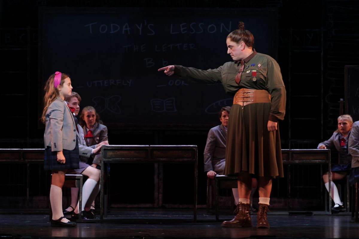 Maddox Ellis, Justin Packard and Company. Photography by Steve Shaffer at Photos: MATILDA THE MUSICAL At The Lexington Theatre Company