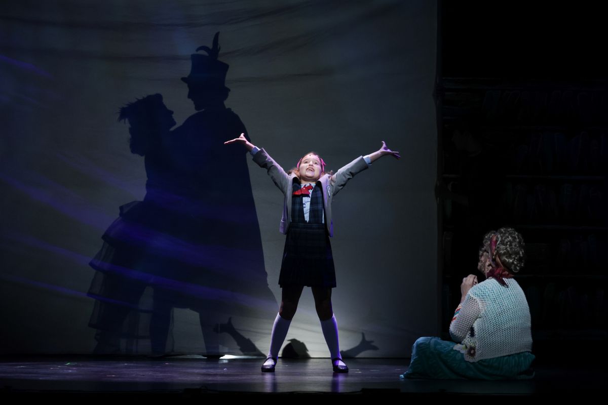 Ellen Pierce, Ari'el Chaim Barmor, Maddox Ellis, and Catherine Gaffney. Photography by Steve Shaffer at Photos: MATILDA THE MUSICAL At The Lexington Theatre Company