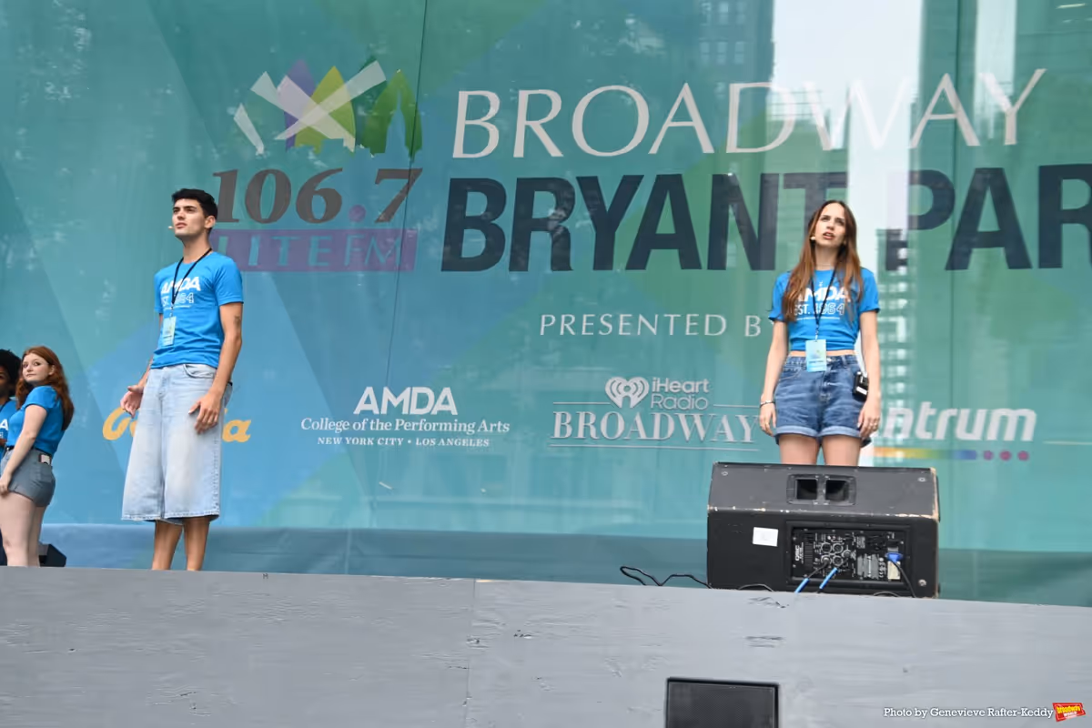 Luismi Acosta and Anna Powell at Photos: WICKED, TITANÍQUE, CHICAGO & More Perform at Broadway in Bryant Park Week Two