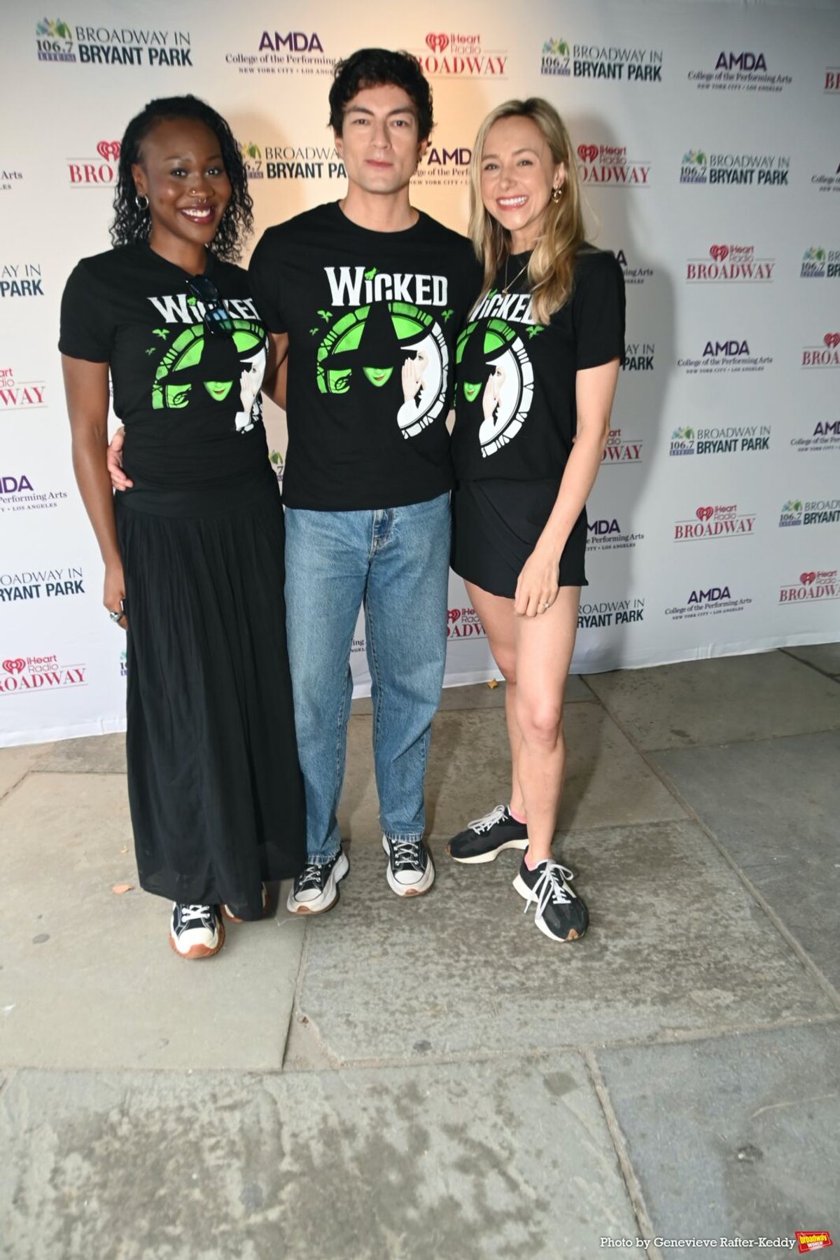 Oluchi Nwaokorie , Carl Man and Celia Hottensttein at Photos: WICKED, TITANÍQUE, CHICAGO & More Perform at Broadway in Bryant Park Week Two