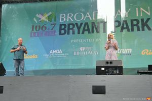 106.7 Lite FM's Cubby Bryant and Christine Nagy todays hosts @ BroadwayWorld 106.7 Lite FM's Cubby Bryant and Christine Nagy todays hosts Photo