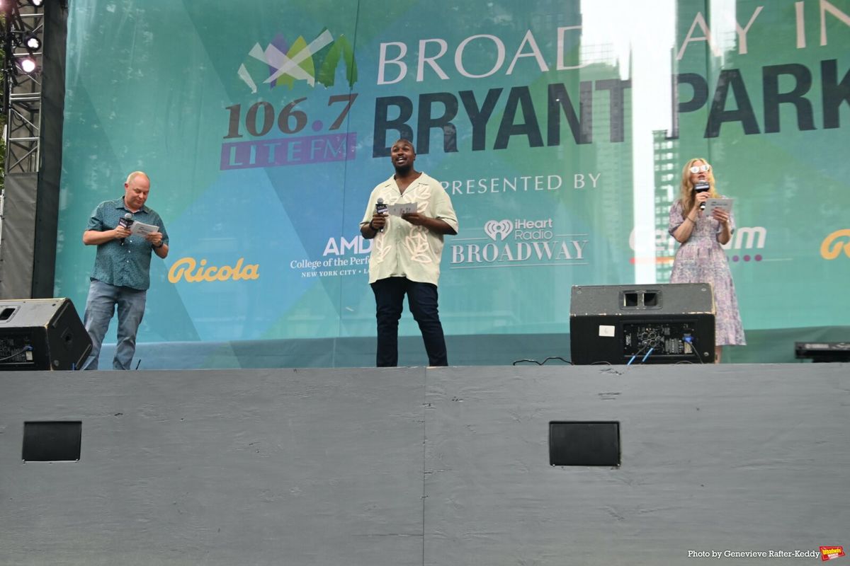 Cubby Bryant, Caleb A. Barnett and Christine Nagy at Photos: WICKED, TITANÍQUE, CHICAGO & More Perform at Broadway in Bryant Park Week Two