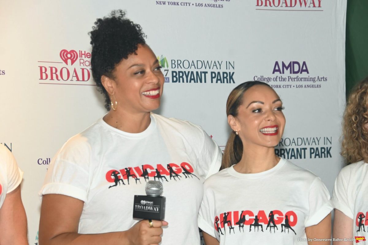 Jacqueline B. Arnold and Tia Altinay at Photos: WICKED, TITANÍQUE, CHICAGO & More Perform at Broadway in Bryant Park Week Two