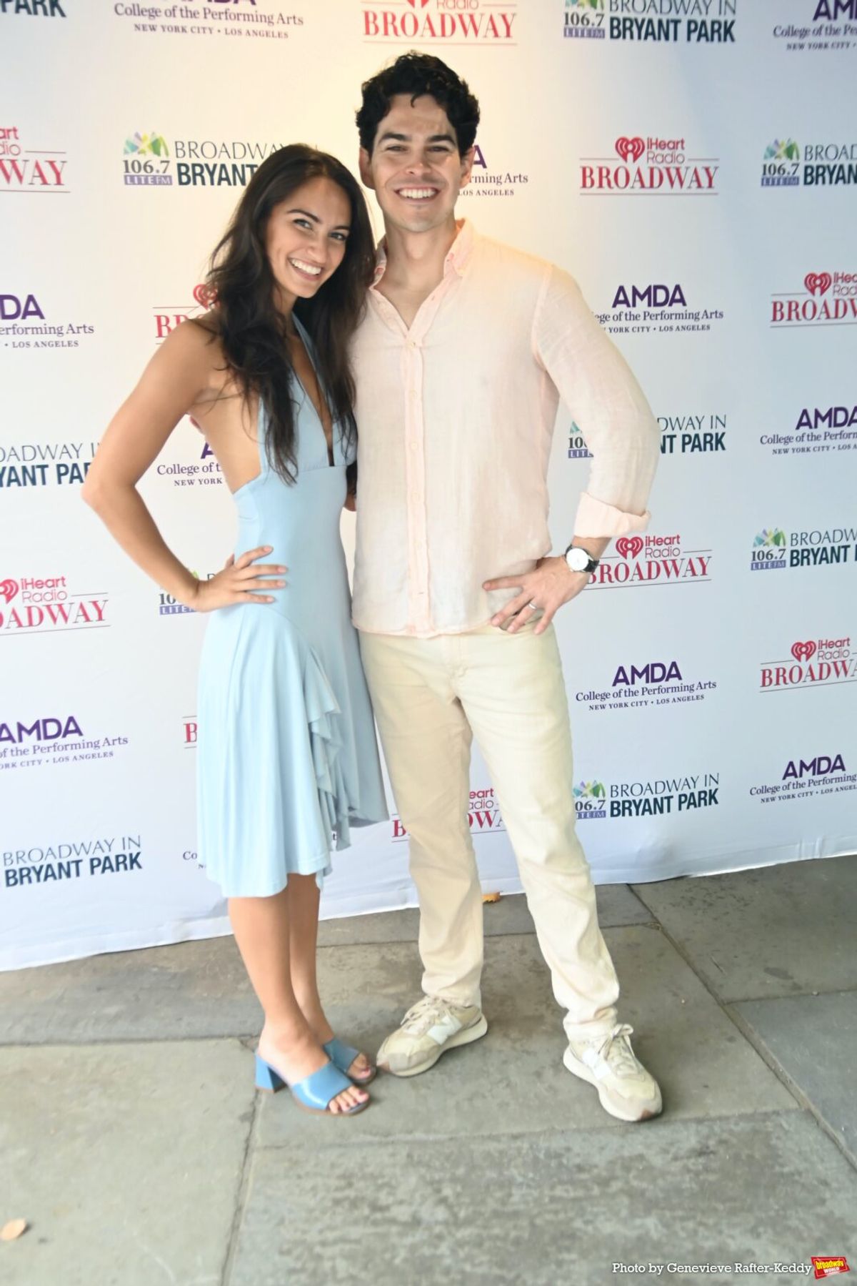 Sonya Balsara and Rodney Ingram at Photos: WICKED, TITANÍQUE, CHICAGO & More Perform at Broadway in Bryant Park Week Two