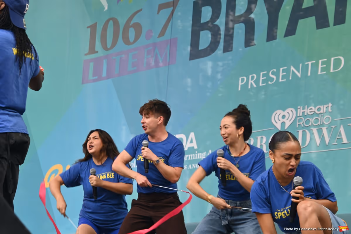 Laura Marano, Kevin McHalem Leana Rae Concepcion and Jasmine Amy Rogers at Photos: WICKED, TITANÍQUE, CHICAGO & More Perform at Broadway in Bryant Park Week Two
