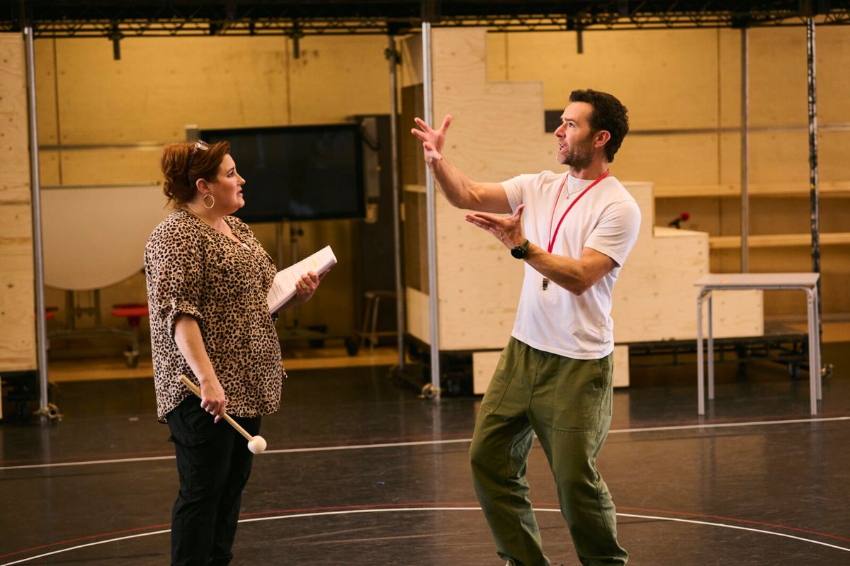 KayCee Stroh & Harry Judd at Photos: Harry Judd, KayCee Stroh, and More in Rehearsal For HIGH SCHOOL MUSICAL