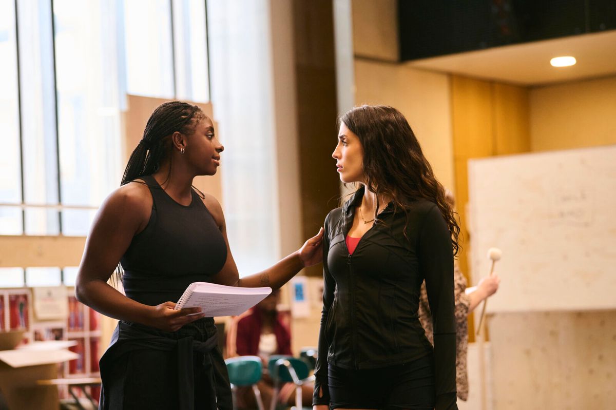 LtoR Char Burnett & Leonor Correia at Photos: Harry Judd, KayCee Stroh, and More in Rehearsal For HIGH SCHOOL MUSICAL
