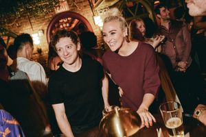 Ethan Slater, Betsy Wolfe @ BroadwayWorld Ethan Slater, Betsy Wolfe Photo