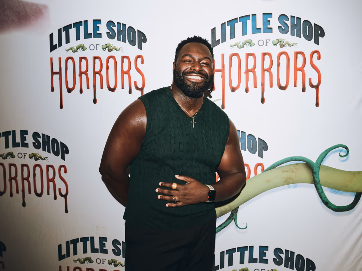 Christian McQueen at Photos: Ethan Slater & Betsy Wolfe’s Opening Night of LITTLE SHOP OF HORRORS