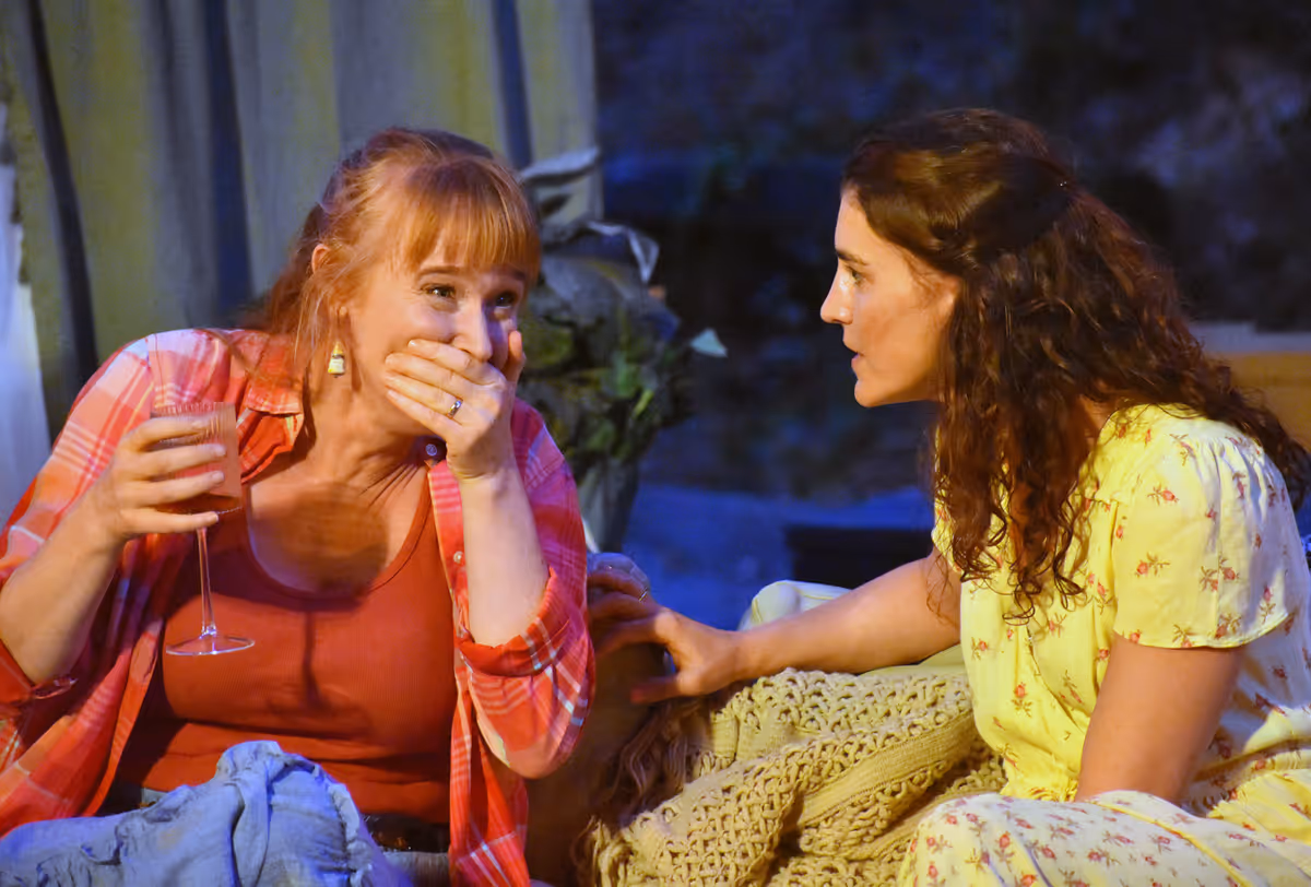 Willow Geer and Lauren Saffa  Photo by Ian Flanders at Photos: First Look At THE PEOPLE OF POMPEII By Bernardo Cubría At Theatricum Botanicum