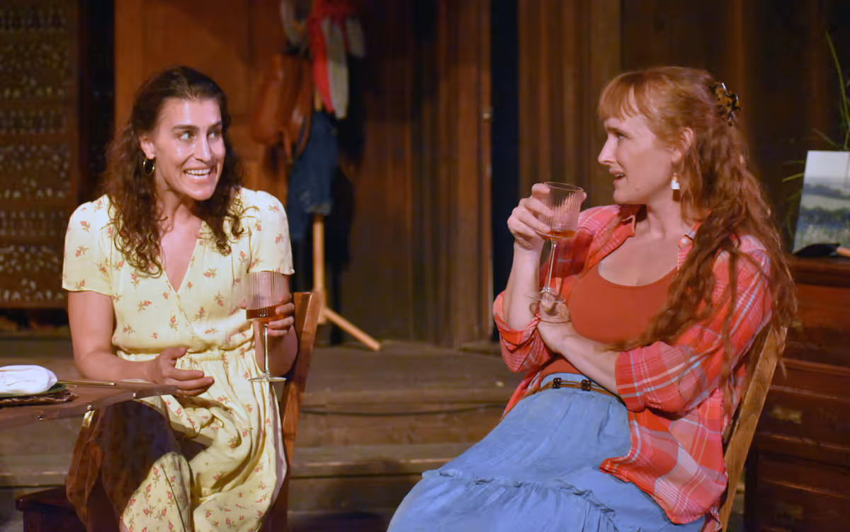 Lauren Saffa and Willow Geer  by Ian Flanders at Photos: First Look At THE PEOPLE OF POMPEII By Bernardo Cubría At Theatricum Botanicum
