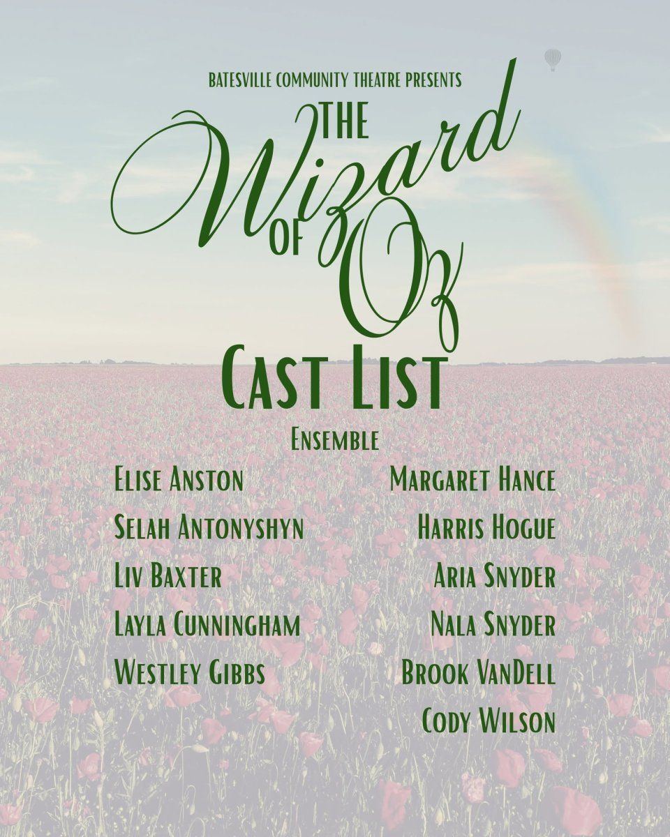 Review: THE WIZARD OF OZ at Batesville Community Thatre Image