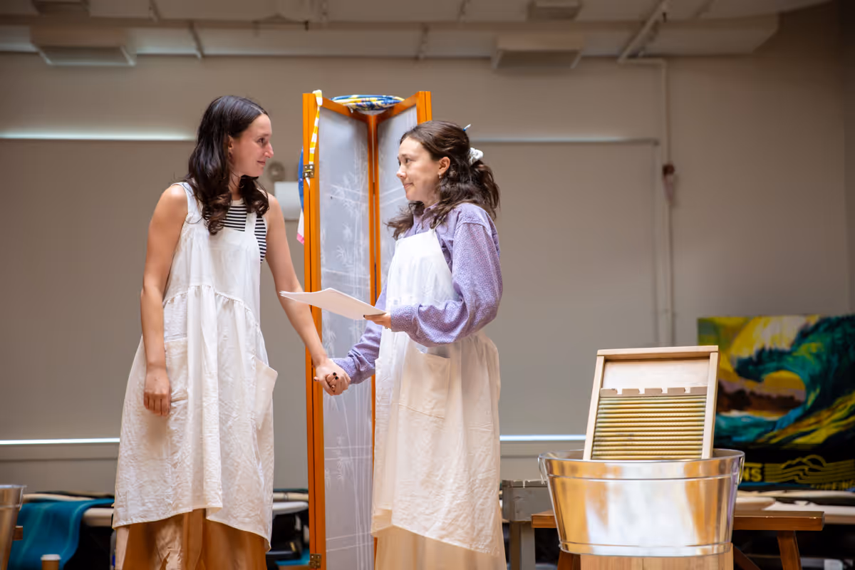 Rachel Ravel and Livvy Marcus at Photos: BENEVOLENT World Premiere In Rehearsal With Good Apples Collective