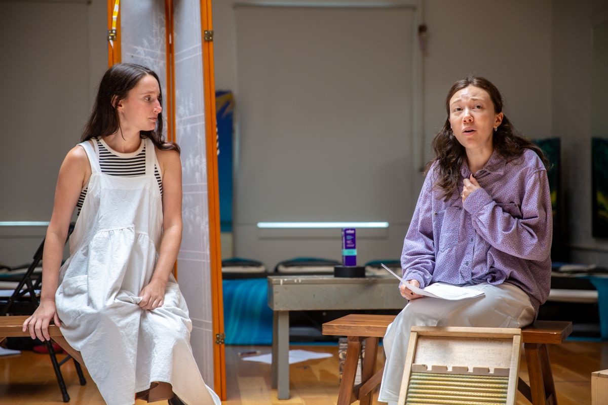 Rachel Ravel and Livvy Marcus at Photos: BENEVOLENT World Premiere In Rehearsal With Good Apples Collective
