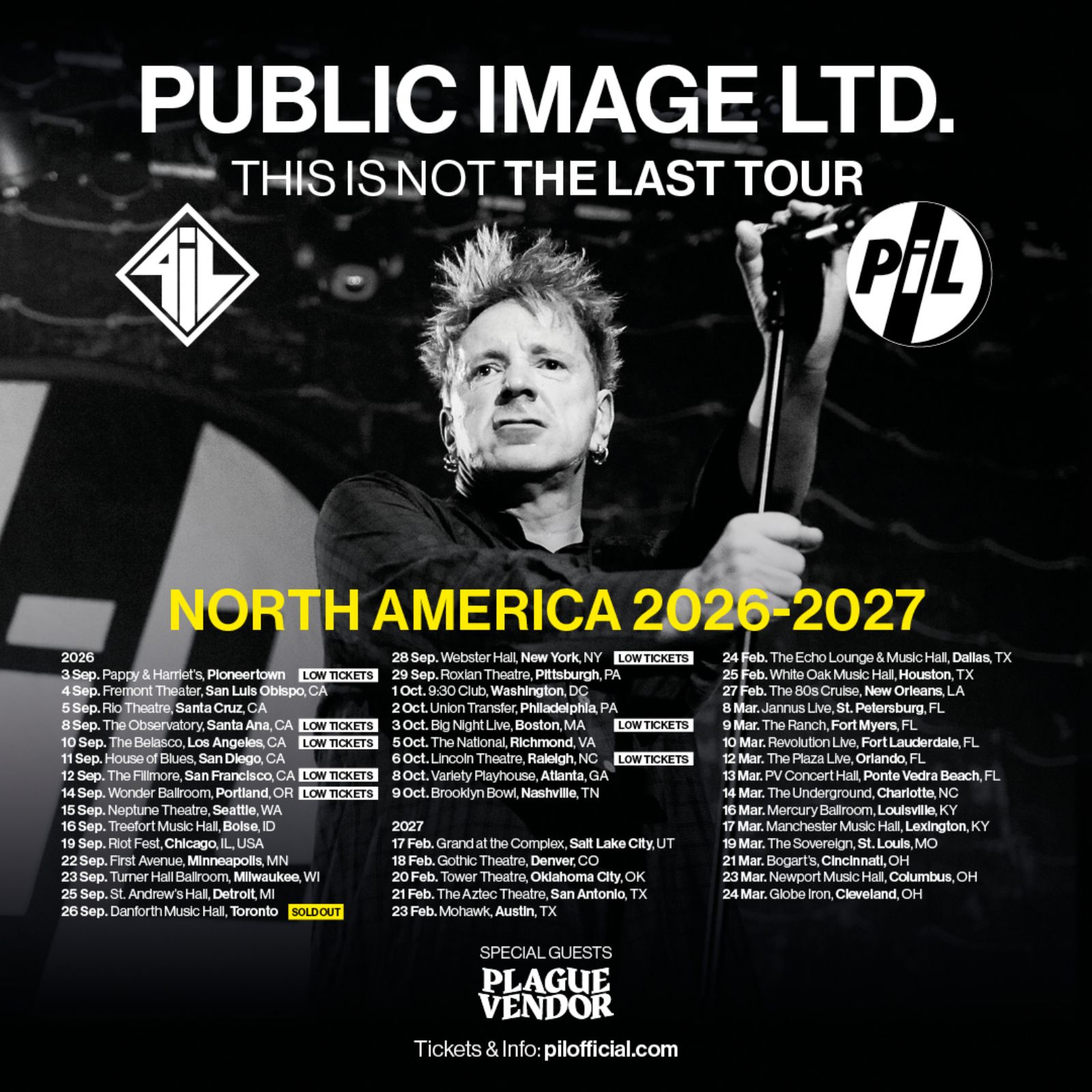 Photos: PiL North American Tour to Launch September 3, Wrap October 9 in Nashville — photo 3 of 3