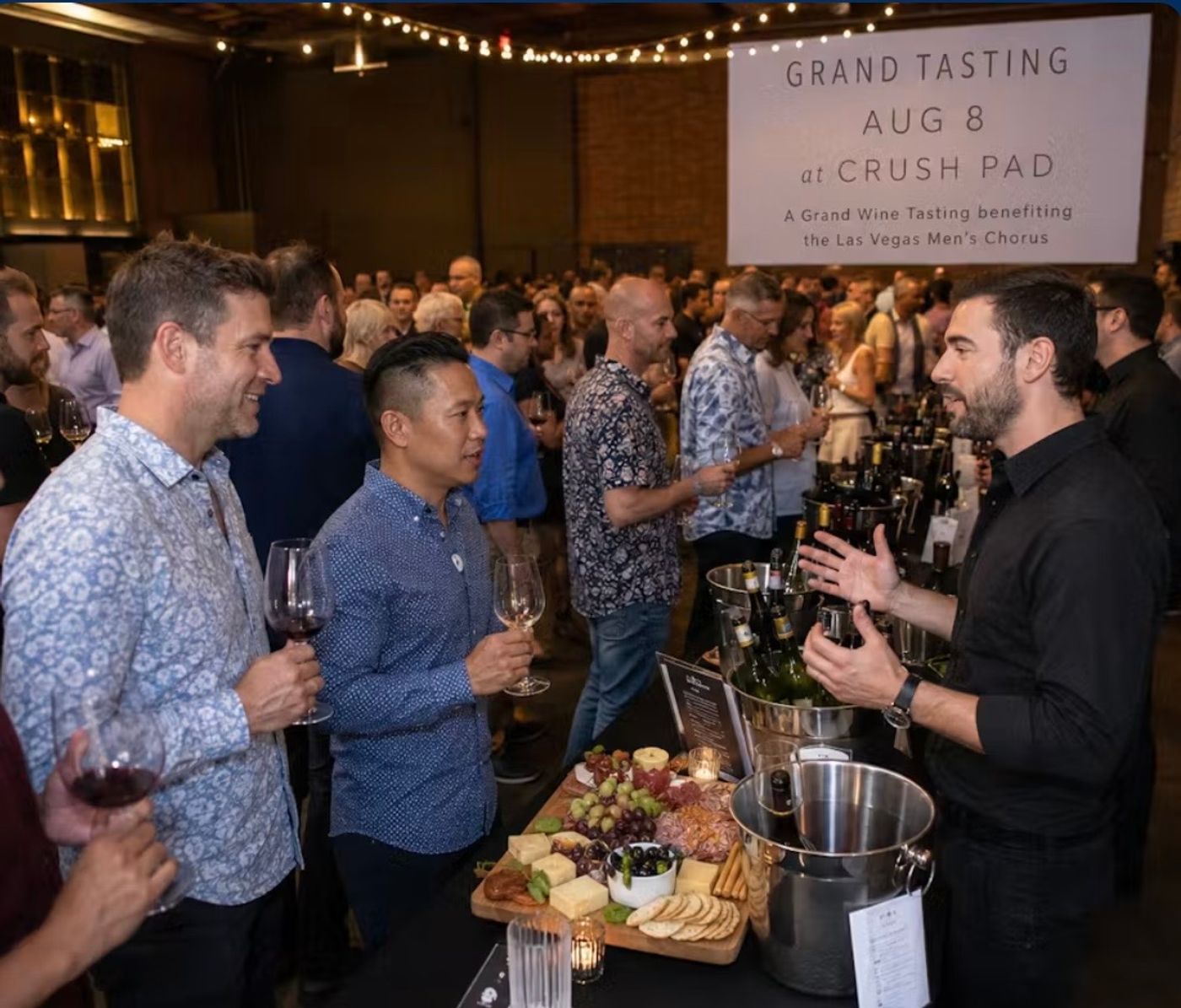 Feature: CRUSH PAD WINE BAR HOSTS ‘THE JOY OF WINE & MUSIC’ BENEFITING LAS VEGAS MEN’S CHORUS Image
