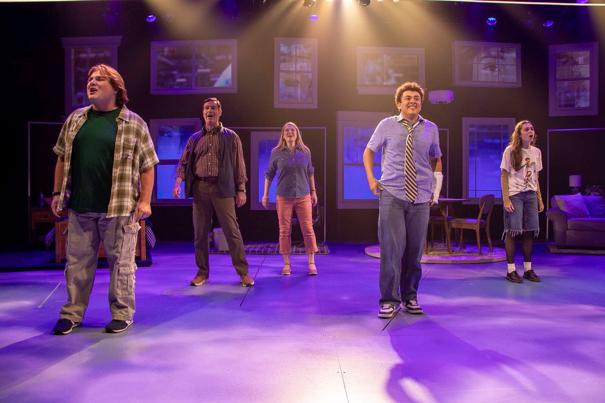 Josh Toyt, Kenny Lee, Amaya White, Gil Brady, Olivia Foght, Heather Ayers at DEAR EVAN HANSEN to Open at Bay Street Theater in Sag Harbor