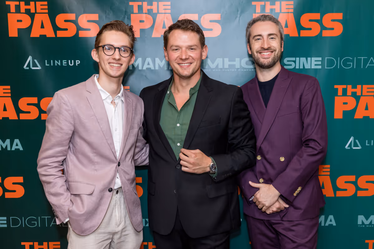 Andrew Defrin, Ben Salus, Max Hunter at Photos: Inside Opening Night of THE PASS at La MaMa