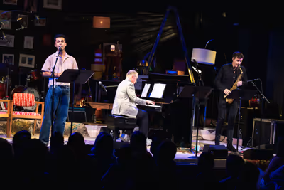 Jordan Fisher and Andrew Lippa Photo