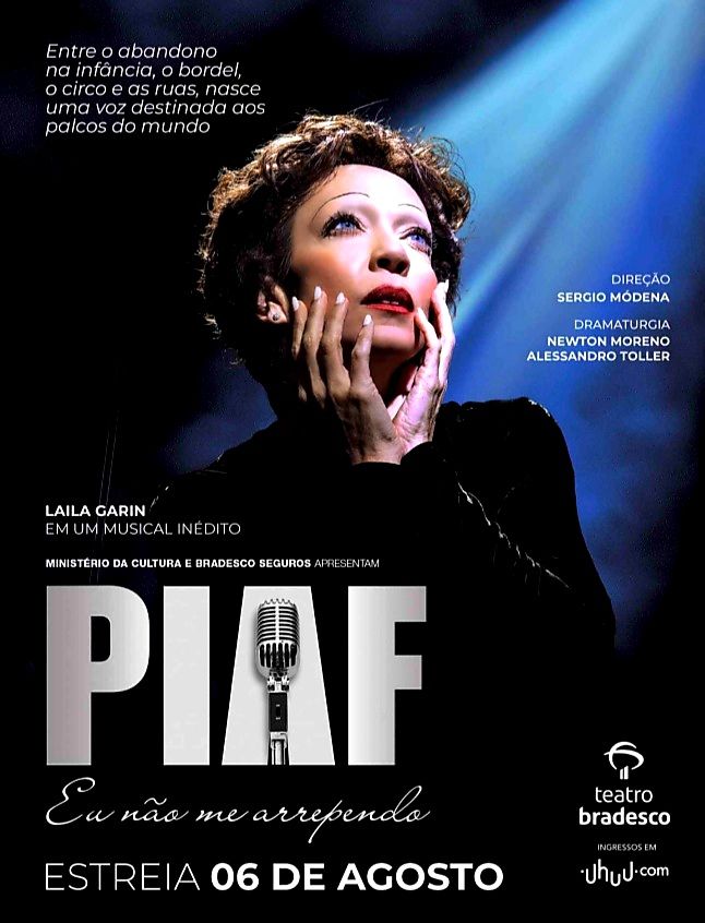 Laila Garin Will Star as Édith Piaf in New Brazilian Musical PIAF – EU NÃO ME ARREPENDO (Je ne regrette rien) Image