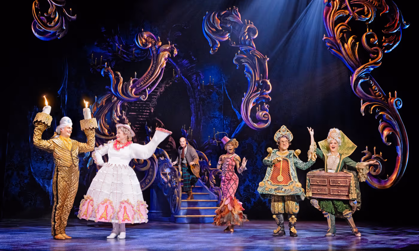 Photos: Christina Rose Hall and Aaron Kaburick in BEAUTY AND THE BEAST on Tour Image